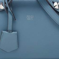 مملوكة مسبقًا Fendi Light Blue Leather Mini By The Way Crossbody Bag