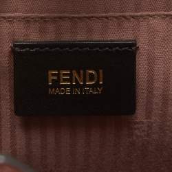 Fendi Old Rose Leather Medium 2Jours Tote
