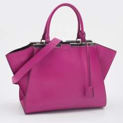 مملوكة مسبقًا Fendi Pink Leather Medium 3Jours Tote