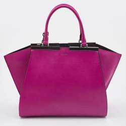 مملوكة مسبقًا Fendi Pink Leather Medium 3Jours Tote