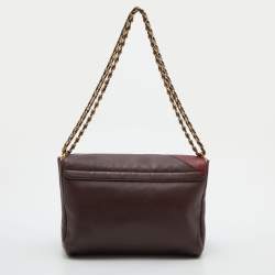 Pre Owned Fendi Multicolor Leather Claudia Chain Shoulder Bag