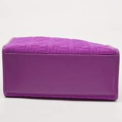 مملوكة مسبقًا Fendi Fuchsia FF Fabric and Leather Medium Sunshine Tote