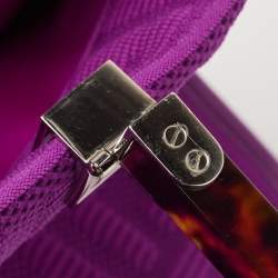 مملوكة مسبقًا Fendi Fuchsia FF Fabric and Leather Medium Sunshine Tote