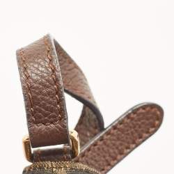 Fendi Tobacco Zucca Canvas Flap Crossbody Bag