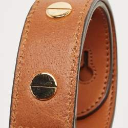 Pre Owned Fendi Orange/Brown Zucca PVC and Leather Mon Tresor Bucket Bag