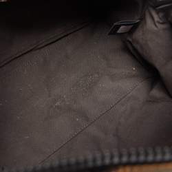 Fendi Brown Zucca Canvas and Coated Canvas Boston Bag