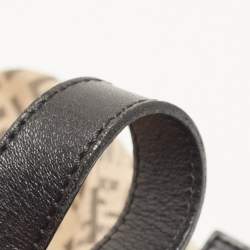 Pre Owned Fendi Black/Beige Zucchino Canvas Mama Baguette Shoulder Bag