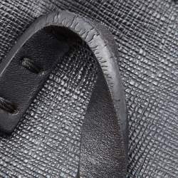 Pre Owned Fendi Black/Blue Leather Monster Roll Tote
