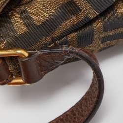 Fendi Tobacco Zucca Canvas Messenger Bag