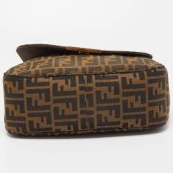 Fendi Tobacco Zucca Canvas Messenger Bag