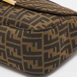 Fendi Tobacco Zucca Canvas Messenger Bag
