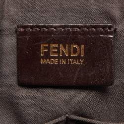 Fendi Tobacco Zucca Canvas Messenger Bag