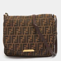 Fendi Tobacco Zucca Canvas Messenger Bag