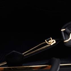 Pre Owned Fendi Black Leather Medium 2Jours Tote