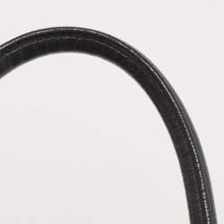 مملوكة مسبقًا Fendi Black Canvas and Leather Forever Bauletto Boston Bag