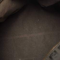 مملوكة مسبقًا Fendi Black Canvas and Leather Forever Bauletto Boston Bag