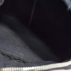 Pre Owned Fendi Black Nylon and Leather Mini Monster Eye Backpack