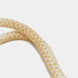 مملوكة مسبقًا Fendi Off White Perforated Patent Leather Chef De Jour Bag