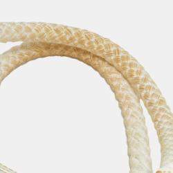 مملوكة مسبقًا Fendi Off White Perforated Patent Leather Chef De Jour Bag