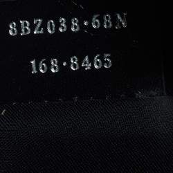 Pre Owned Fendi Black Nylon and Shearling Mini Dolce Lightbulb Backpack