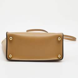 Fendi Tan Leather Small The Way Shoulder Bag