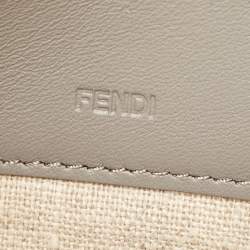 Pre Owned Fendi Multicolor Leather and Snakeskin Bustina Clutch