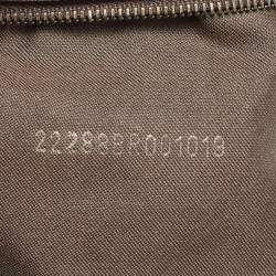 Pre Owned Fendi Beige/Brown Zucchino Canvas and Leather Mama Baguette Bag