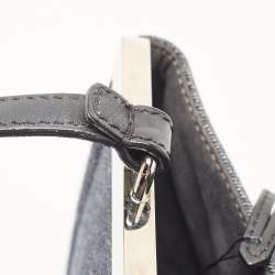 Pre Owned Fendi Black Denim and Leather Large 3Jours Tote