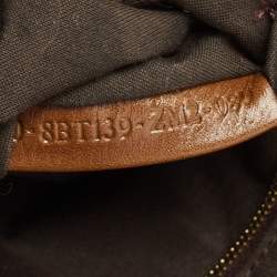 Fendi Brown/Tobacco Zucca Canvas Chain Baguette Bag