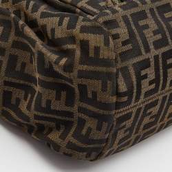 Pre Owned  Fendi Zucca Canvas and Leather Borsa Chef Tote