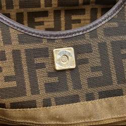 Pre Owned  Fendi Zucca Canvas and Leather Borsa Chef Tote