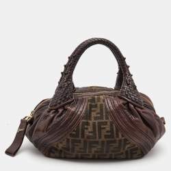 Fendi Zucca Turtle Spy bag