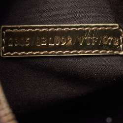 Pre Owned Fendi Gold/Tobacco Zucca Coated Canvas Forever Boston Bag