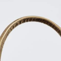 Pre Owned Fendi Gold/Tobacco Zucca Coated Canvas Forever Boston Bag