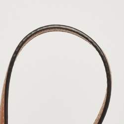 Pre Owned Fendi Blue/Tan Denim and Leather Mini Mon Tresor Bucket Bag