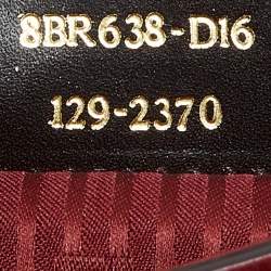 Pre Owned Fendi Dark Red Leather Big Mamma Forever Baguette Bag