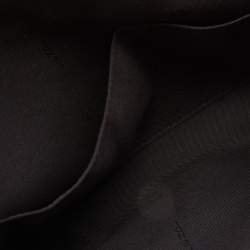 مملوكة مسبقًا Fendi Tobacco/Black Zucca Leather Small FF Wallet On Chain