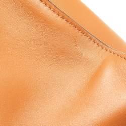 مملوكة مسبقًا Fendi Brown Leather Medium Stripe Peekaboo Top Handle Bag