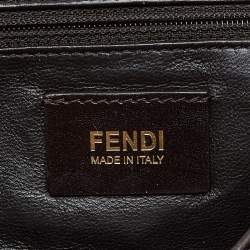 Pre Owned  Fendi Beige/Brown Zucca Canvas Classico No. 1 Satchel