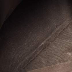 Pre Owned Fendi Black Zucchino Canvas and Leather Mama Forever Flap Bag