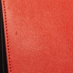Pre Owned Fendi Tricolor Leather Small Demi Jour Top Handle Bag