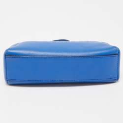 Pre Owned حقيبة كروس فندي مايكرو بيكابو جلد أزرق