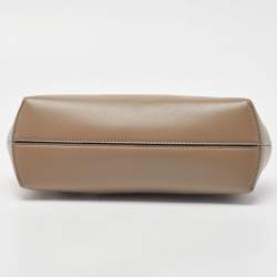 Pre Owned Fendi Beige Leather Small First Shoulder Bag