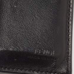 Pre Owned Fendi Black Leather F is Fendi Bifold Wallet