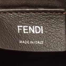 Pre Owned Fendi Brown Leather Medium By The Way Boston Bag