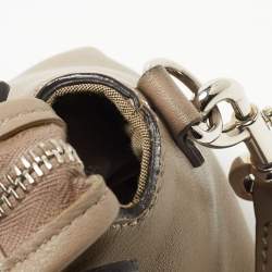 Pre Owned حقيبة فندي باي ذا واي جلد رمادية