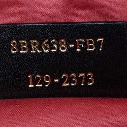 Pre Owned Fendi Red Shimmer Leather Mama Forever Shoulder Bag