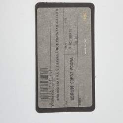 Pre Owned Fendi Red Shimmer Leather Mama Forever Shoulder Bag