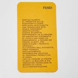 Pre Owned Fendi Red Shimmer Leather Mama Forever Shoulder Bag