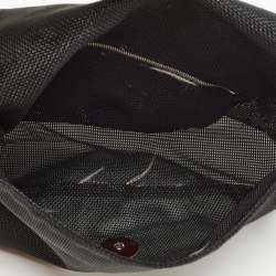 Pre Owned Fendi Black Mesh Coated Fabric Mama Baguette Shoulder Bag
